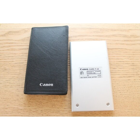 Canon F-42 Scientific Statistical Calculator Taschenrechner Vintage RAR -WORKS - Picture 8 of 11
